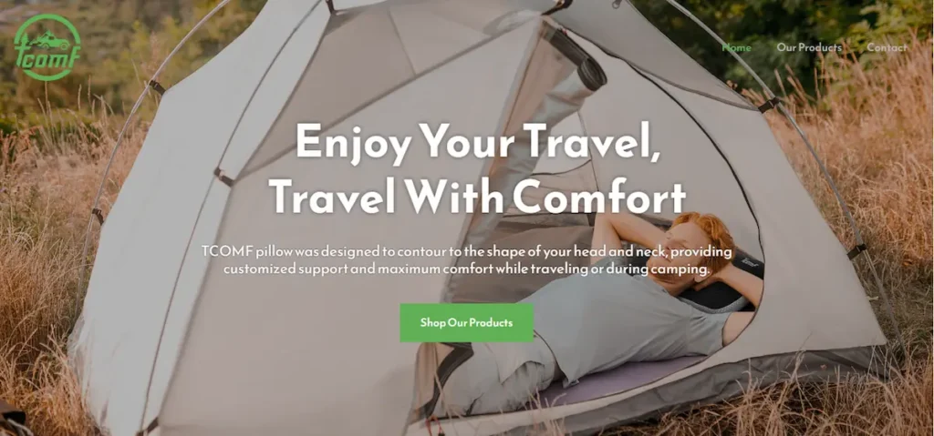 E-commerce website for small business – TcomF